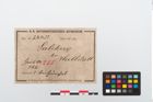 Etikett zu Bronzegehänge (NHMW-PRAE-024455)